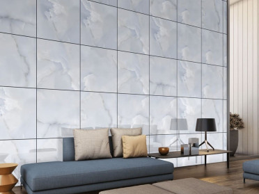 Керамогранит Bruni Onix Bianco Glossy 60x60 от Velsaa (Индия)