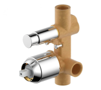 Встраиваемая часть смесителя (2-функц) серии Gina/Phillis Bravat Built-in D9100CP-ENG