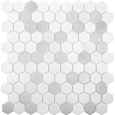 Мозаика Hex № 100/514 Antid. (на сетке) 31.7x30.7 от Vidrepur (Испания)