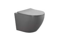 Унитаз подвесной с сиденьем микролифт Aquatek Европа AQ1901-MG безободковый