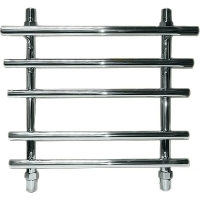 Полотенцесушитель водяной 500x500 Ника Bamboo ЛБ 3 50/50