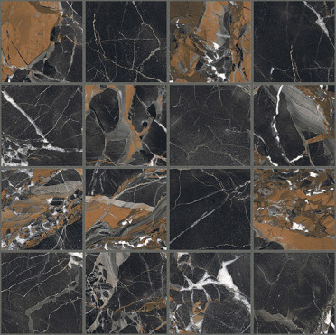 Мозаика BIJOUX OMBRE CARAVAG MAT 6MM MOS (7.5x7.5) (767625) 30x30 от REX Ceramiche (Италия)