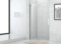 Душевая дверь в нишу Cezares Stylus-M 120 см. профиль хром, стекло прозрачное