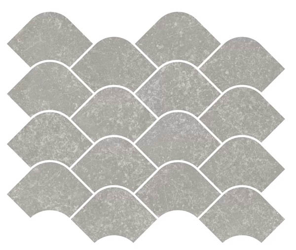 Мозаика Касабланка наборный серый матовый обрезной (KMD2HID002BR) 30x25x0.9 от Kerama Marazzi (Россия)