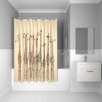 Штора для ванной Iddis Safari Friends 570P18Ri11 бежевый