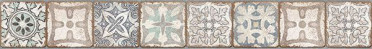 Бордюр Majolica многоцветный (MA1J452DT) 8x59.8 от Cersanit (Россия)