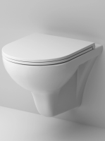 Унитаз подвесной с сиденьем микролифт AM.PM Gem C901700SC безободковый