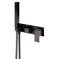 Смеситель Cezares Porta PORTA-VDM2-NOP для ванны и душа на 3 выхода встраиваемый черный