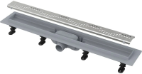 Душевой лоток AlcaPlast Simple с решеткой и опорами APZ8-550M
