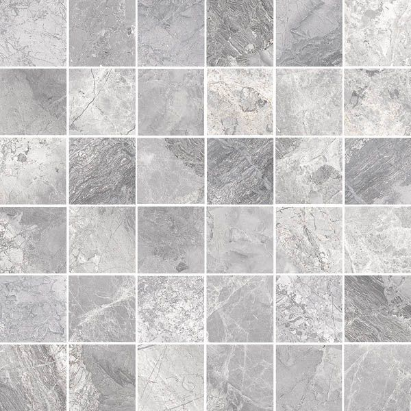 Мозаика SUPREME Mosaico Silver Lev. 4.7x4.7 (75537) 30x30 от Cerdomus (Италия)