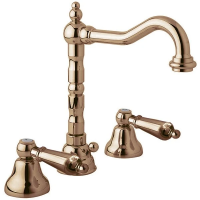 Смеситель для раковины Cezares First FIRST-BLS2-02-M бронза, ручки металл