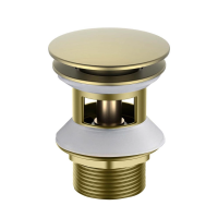 Донный клапан Aquatek AQ6002BG шлифованное золото