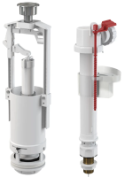 Выпускной комплект со стоп кнопкой AlcaPlast SA2000SK 1/2" CHROM впускной механизм А18-1/2