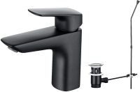 Смеситель для раковины Aquatek Вега 97 AQ1011MB черный