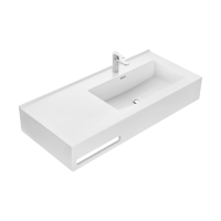 Раковина мебельная Aquaton Квадро Про 100 1A733231QA01R белая