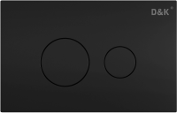 Кнопка смыва D&K Venice DB1029025 черная