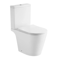 Унитаз-компакт напольный с бачком и сиденьем микролифт Aquatek Бетта AQ1363B-00 безободковый