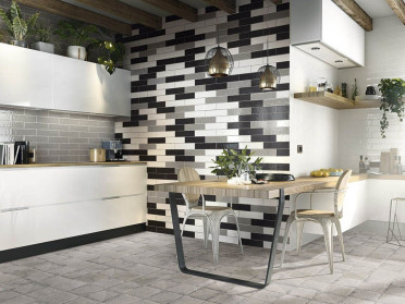 Настенная плитка Backstage Original Antracita Brillo 7.5x30 от Mainzu (Испания)