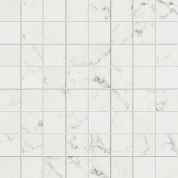 Мозаика керамогранит Marvel Stone Carrara Pure Mosaico Matt (AS3Y) 30x30 от Atlas Concorde (Италия)