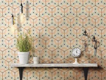 Керамогранит Kaleidoscope Green MATT (ENPTR6036MT2225) 22x25x0.8 от Ennface (Индия)