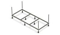 Каркас для ванны Cersanit Santana 170 см NEW (K-RW-SANTANA*170n)