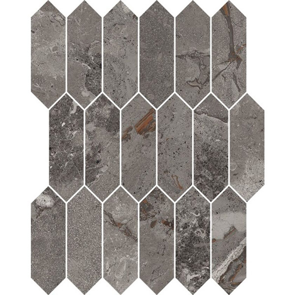 Мозаика Karnis Mosaico Losanga Charcoal Matt (97436) 30x38 от Cerdomus (Италия)