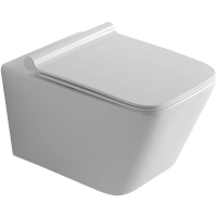 Унитаз подвесной с сиденьем микролифт Aquanet Tavr TAVR-W безободковый