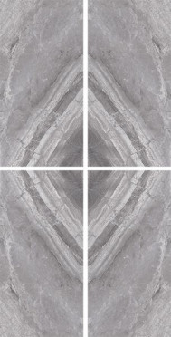 Керамогранит SUPREME Book Match Grey Levigato S/4 (77536) 60x120x1.2x2.4 от Cerdomus (Италия)