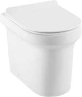 Унитаз приставной с сиденьем микролифт Aquanet Nova NOVA-F безободковый