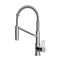 Смеситель для кухни с выдвижной лейкой Omoikiri Mikawa 2 Plus-SB-C 4994451 хром