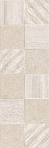 Настенная плитка Eterna Blanco Struttura Quadro 3D rett. (R8HU) 30x90 от Ragno (Италия)