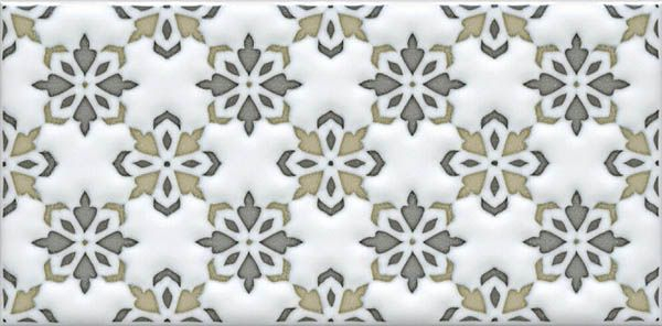 Декор Клемансо STG/A619/16000 орнамент 7.4x15 от Kerama Marazzi (Россия)