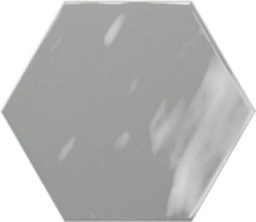Настенная плитка GEOMETRY HEX GREY GLOSSY 15x17.3 от Ribesalbes (Испания)