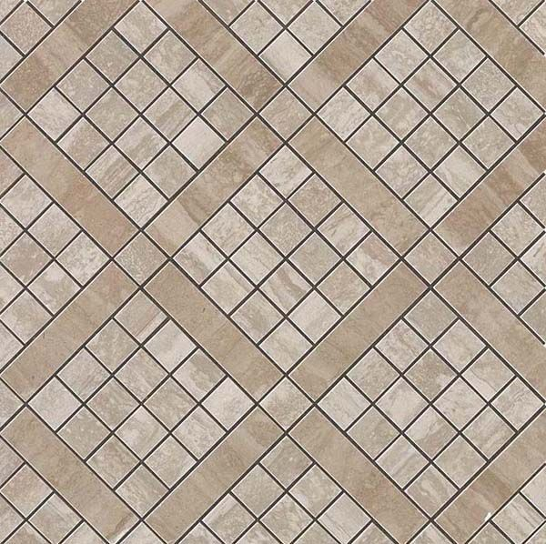 Мозаика Marvel Travertino Silver Diagonal 9MVB 30.5x30.5 от Atlas Concorde (Италия)