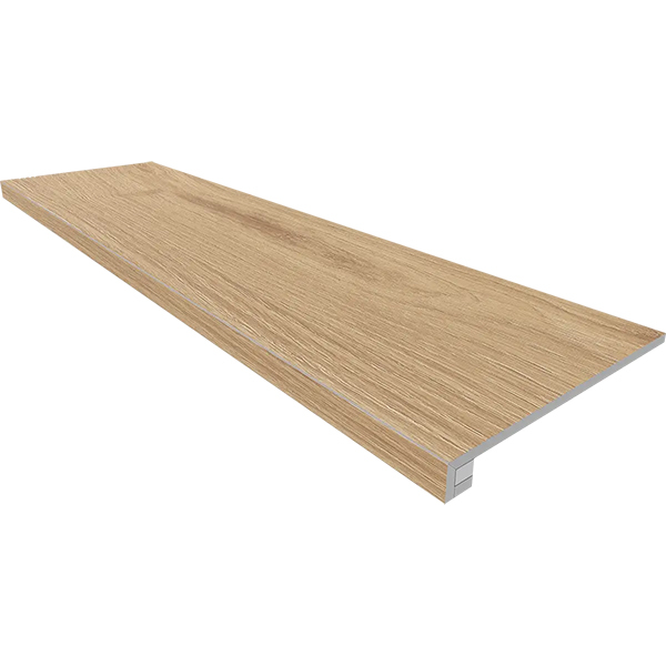 Комплект (Ступень AV02(33x160) непол. (прям.бортик)без насечек+Подступенок(14.5x160) 33x160 от Ametis (Россия)