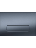 Кнопка смыва Aquatek Pneumo S PNS-0000009 оружейная сталь