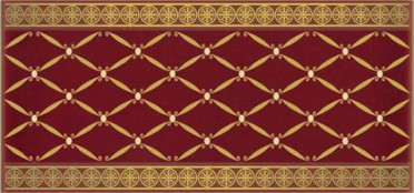 Бордюр NOBLESSE + LORD CENEFA DELIS BURDEOS GOLD 20x10 от APE Ceramica (Испания)