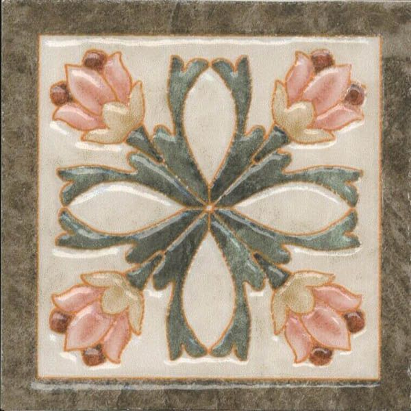 Вставка Лирия лаппатированная (VT/A47/SG1544L) 8x8 от Kerama Marazzi (Россия)