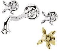 Встраиваемый смеситель для раковины Cezares Nostalgia NOSTALGIA-BLS1-03/24 золото
