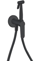 Гигиенический душ со смесителем Aquanet Passion AF300-52B черный