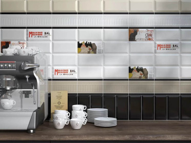 Бордюр Бланше 19049/3F черный структурированный 20x9.9 от Kerama Marazzi (Россия)