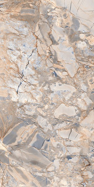 Керамогранит ACCENT Breccia Oceanic GLOSSY (ENACN1032GL60120) 60x120 от Ennface (Индия)