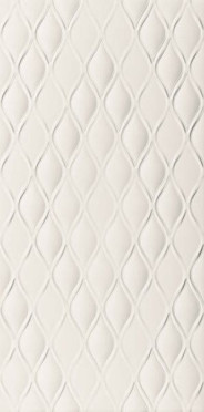 Настенная плитка 4D Drop White Dek 40x80 от Marca Corona (Италия)