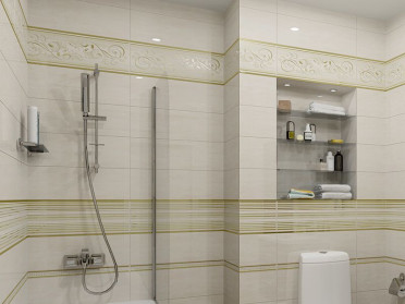 Бордюр Петра Ажур 48-03-11-659 бежевый 4x60 от Laparet