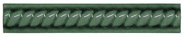Бордюр TRENZA PB C/C VERDE OSCURO 2.5x15 от ADEX (Испания)