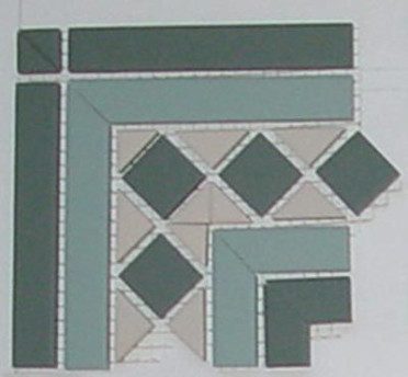 Угол керамический Corner BELFAST 2 Strip Stand. (13+16+18) 16.5x16.5 от TopCer (Португалия)