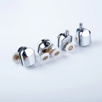 Ролики IDDIS 2 верхних двойные 2 нижних одинарные D=23 мм хром стекло 5-6 мм 966M23C6DZ