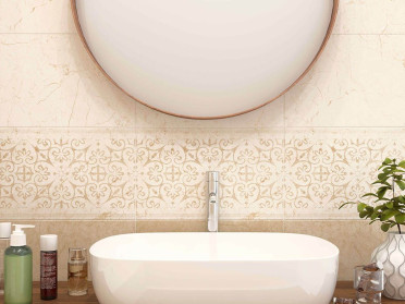 Настенная плитка Eva cremo бежевый 25x40 от Creto (Россия)