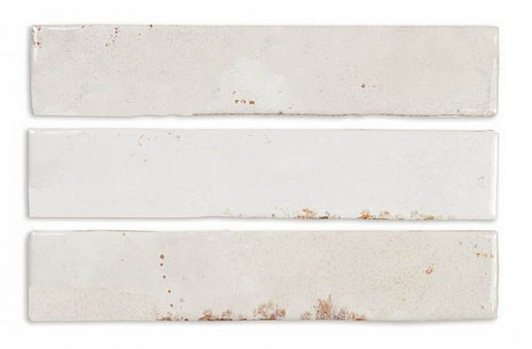 Настенная плитка ENAMEL WHITE (123139) 5x25 от DNA Tiles (Испания)