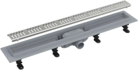 Душевой лоток AlcaPlast Simple с решеткой и опорами APZ10-550M